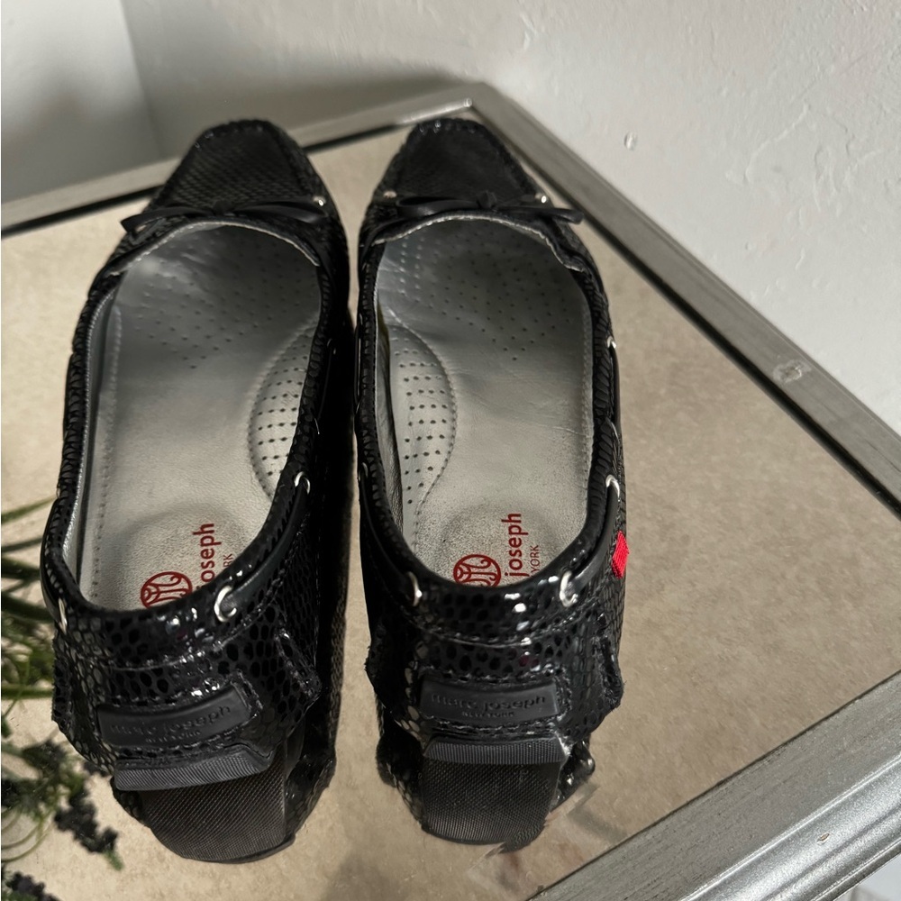 Marc Joseph New York cypress Hill Leather Driving Moccasin Black size 11 - Picture 2 of 5